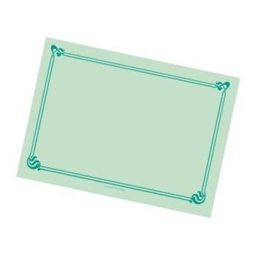 MANTELIN SNACK 50 GRS. 43X31CM VERDE AGUA CELULOSA