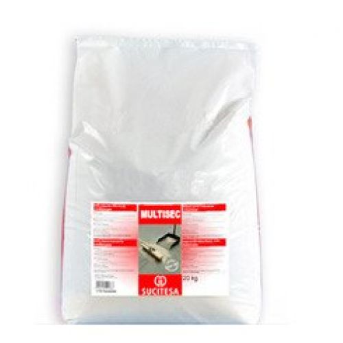 MULTISEC  Absorvente industrial ininflamable. Saco de 20 Kg.