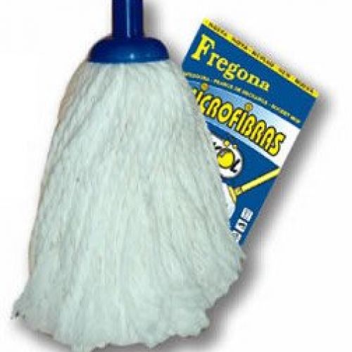 Fregona de hilos de microfibra de cordón multitrenzado