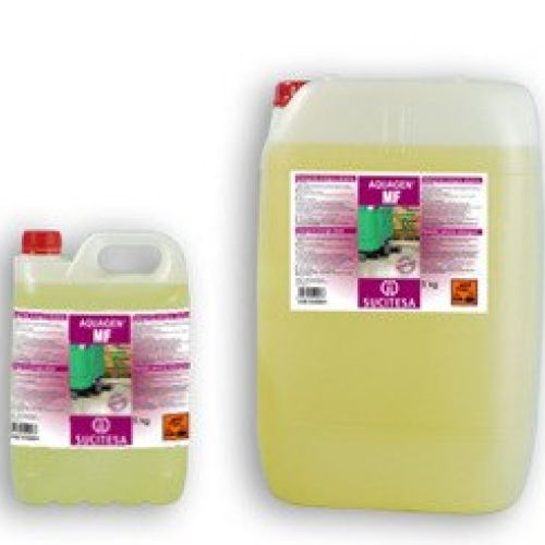 AQUAGEN MF . Detergente alcalino fregadoras. Garrafa de 5 y 25 Kg.