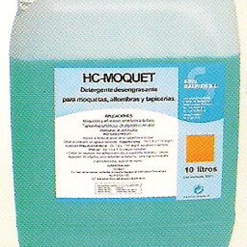 HC MOQUET. Champú para alfombras, moquetas y tapicerías. Garrafas de 5 y 10 Lts.