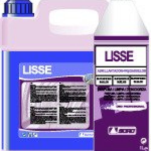 LISSE . Producto especial para ambientar superficies. Protege y limpia los suelos, dejando la superficie perfumada. Efecto residual desodorante. Fragancia destructora de malos olores y purificadora de ambiente. Garrafas de 5 Kg.