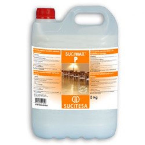 SUCIWAX – P, Abrillantador para suelos de madera y corcho, Garrafa de 5 Lts