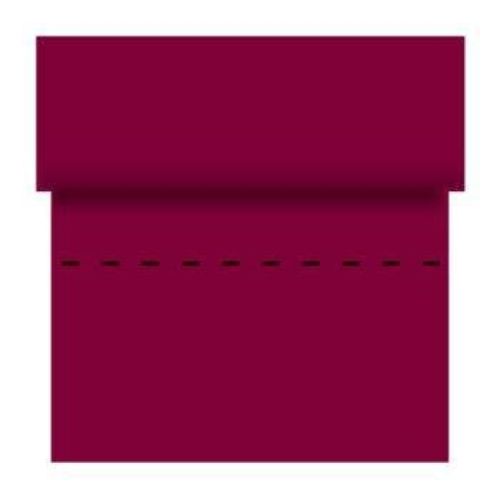 MANTEL 125 SEGMENTOS 80X80 CM BURDEOS CELULOSA (4 UNID.)