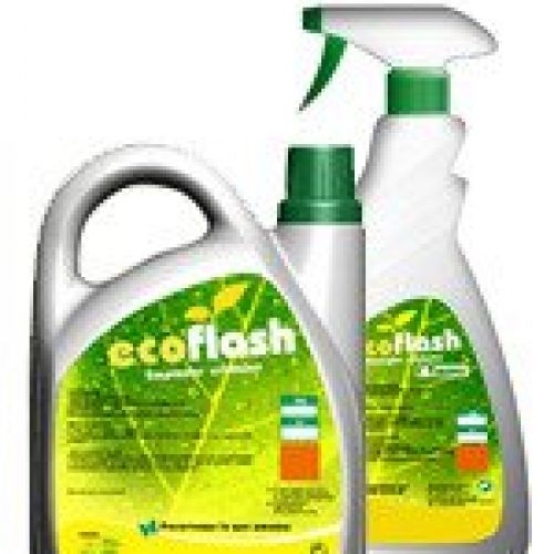 ECOFLASH. Limpiacristales.Para la limpieza y mantenimiento de todo tipo de superficies acristaladas y lisas: espejos, ventanas, pantallas de TV, ordenadores, plexiglas, parabrisas, etc. Fórmula no testada sobre animales.