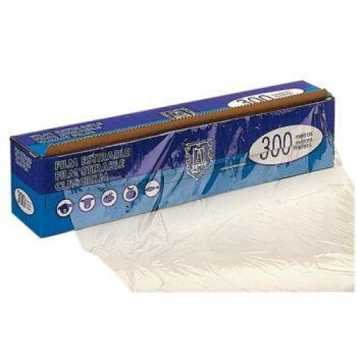 ROLLO+DISPENSADOR FILM ESTIRABLE 0,30x300M