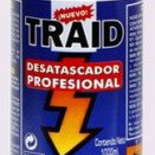 TRAID  Producto para eliminar  atascos en desagües y tuberías