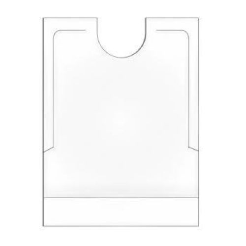 BABEROS ANONIMOS 41x59 CM. BLANCO PEHD (500 UNID.) Ref. 1.85.98