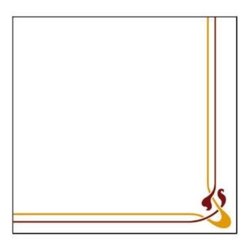 SERV. DOUBLE POINT MAXIM M & O 33X33 CM. Y 40 X 40 CM. BLANCO TISSUE (1500 UNID.)