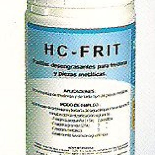 HC FRIT  Pastillas desengrasantes para freidoras. Bote de 1 Kg.