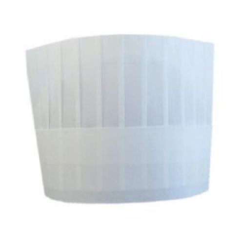 GORRO CHEF TELADO AJUSTABLE 18 CM. BLANCO TISSUE (10 UNID.) Ref. 1.55.11