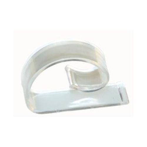 PINZA SUJETA MANTEL 5,5x3,5CM TRANSPARENTE PS (100 UNID.)