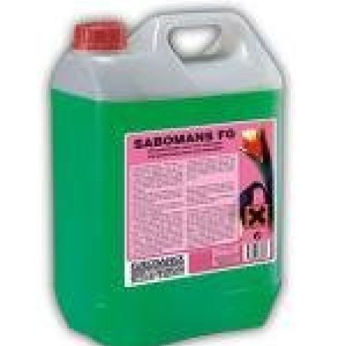 SABOMANS FG. Gel granulado para uso industrial. Gel lavamanos desengrasante. Formulado con gránulos especiales para facilmente eliminar la suciedad. Garrafa de 10 Lts.