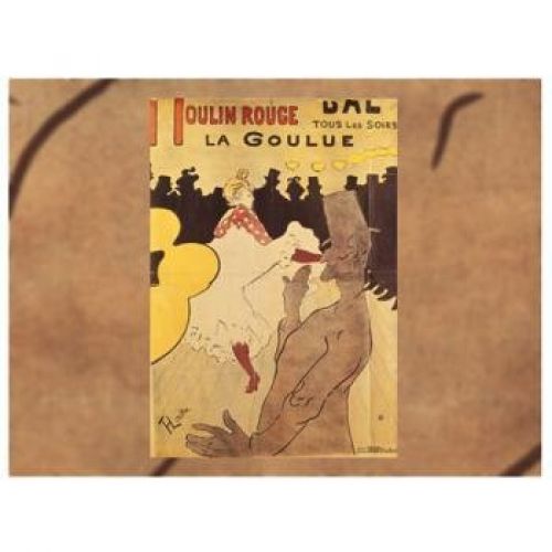 MANTELINES OFFSET LA GOULUE 31X43 CM ( 2