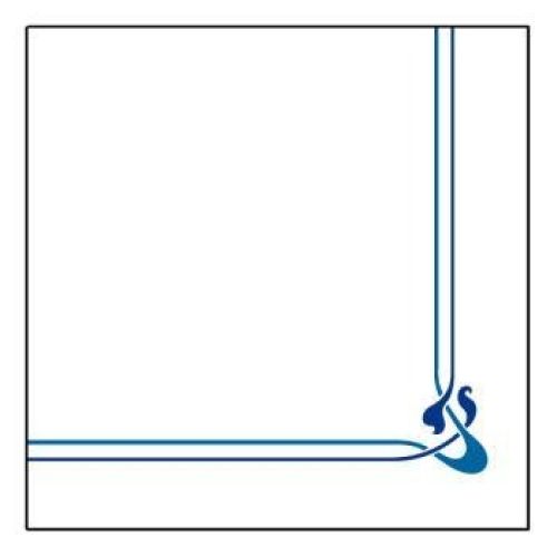 SERV. DOUBLE POINT MAXIM 33 X 33 AZUL CELESTE TISSUE ( 1.500 Unid.) Y 40x40 CM. AZUL CELESTE TISSUE (1200 UNID.)