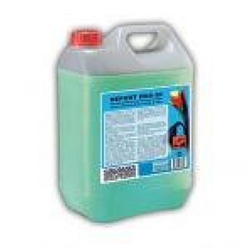 DEFORT DDA 20. Desincrustante para circuitos de agua. Indicado para la limpieza y eliminación de incrustaciones calcáreas y ferruginosas en circuitos, aljibes, depósitos de agua, etc. Garrafa de 13 Kg.