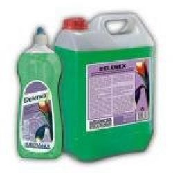 DELENEX  Detergente líquido de uso general, especialmente formulado para el lavado manual de vajillas, cristalerías y utensilios de cocina