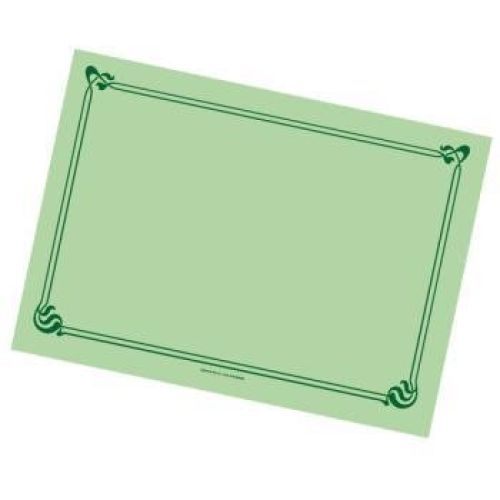 MANTELINES SNACK 43x31 CM. VERDE ANIS CELULOSA