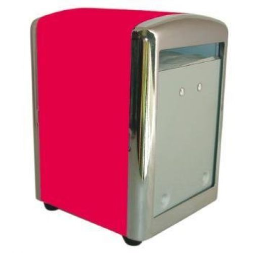 DISPENSADOR SERV. MINI SERVIS 10,5X9,7X14 BURDEOS INOX (1 UNID.)