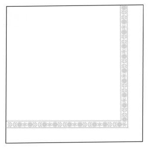 SERVILLETAS DOUBLE POINT 20X20 CM. BLANCO TISSUE (3600 UNID.)