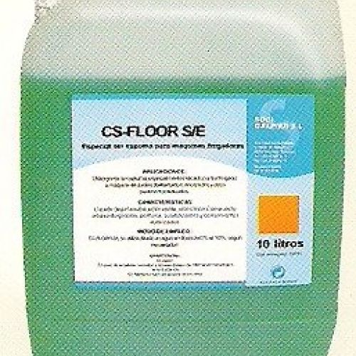 CS-FLOOR S/E . Detergente neutro para autofregadoras. Garrafa de 5 y 10 Lts.