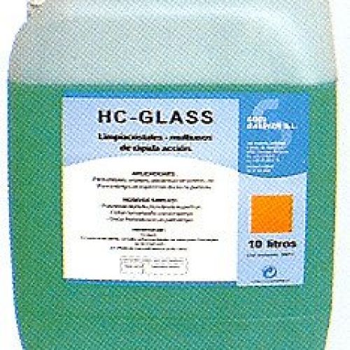 HC GLASS  Limpiacristales y multiusos industrial e institucional. Garrafa de 5 Lts.